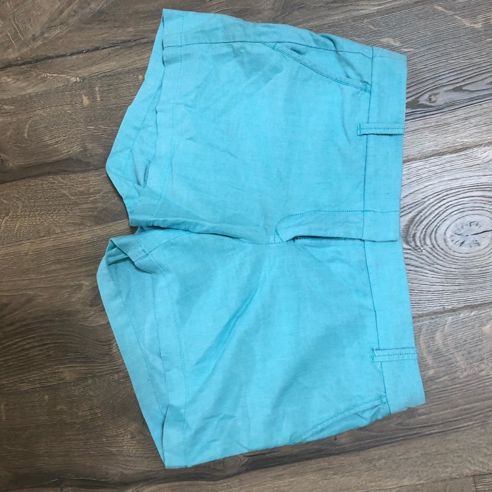 Jcrew turquoise city short 🦋🦋